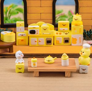 Micro-Landscape Cartoon Kitchen Set