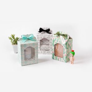 Fold-Flat Toy Gift Box with Clear PVC Window