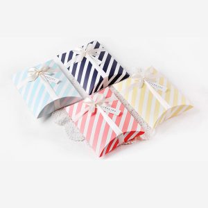 K-Style Striped Pillow Box – Instant Gift Wow in One Quick Fold